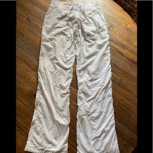 Lululemon white parachute pants
